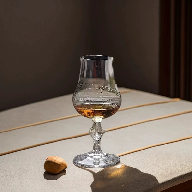 Crystal Wine Glass - 1 adet bordo bordo tarzı lüks