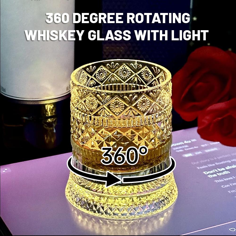 Crystal Wine Glass - Döner Viski Bardağı Yaratıcı Kristal Bira