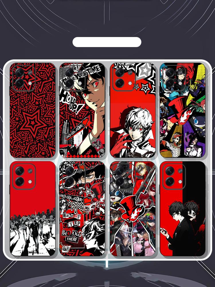 Xiaomi Redmi Note 14 - Persona 5 Joker popüler oyun posteri