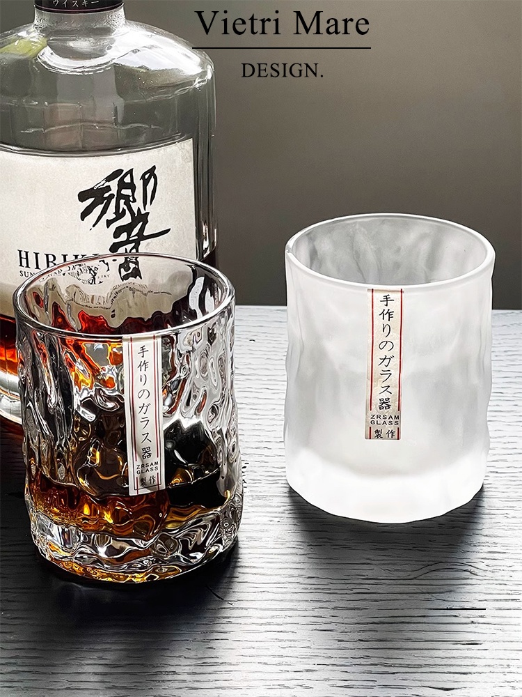 Crystal Wine Glass - El yapımı Vietnam Cam Bardak Çekiç