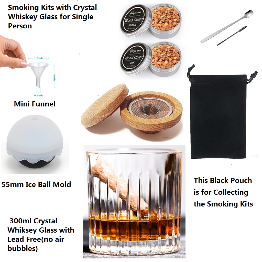 Crystal Wine Glass - Tek Kişilik Kristal Scotch Bardaklar için