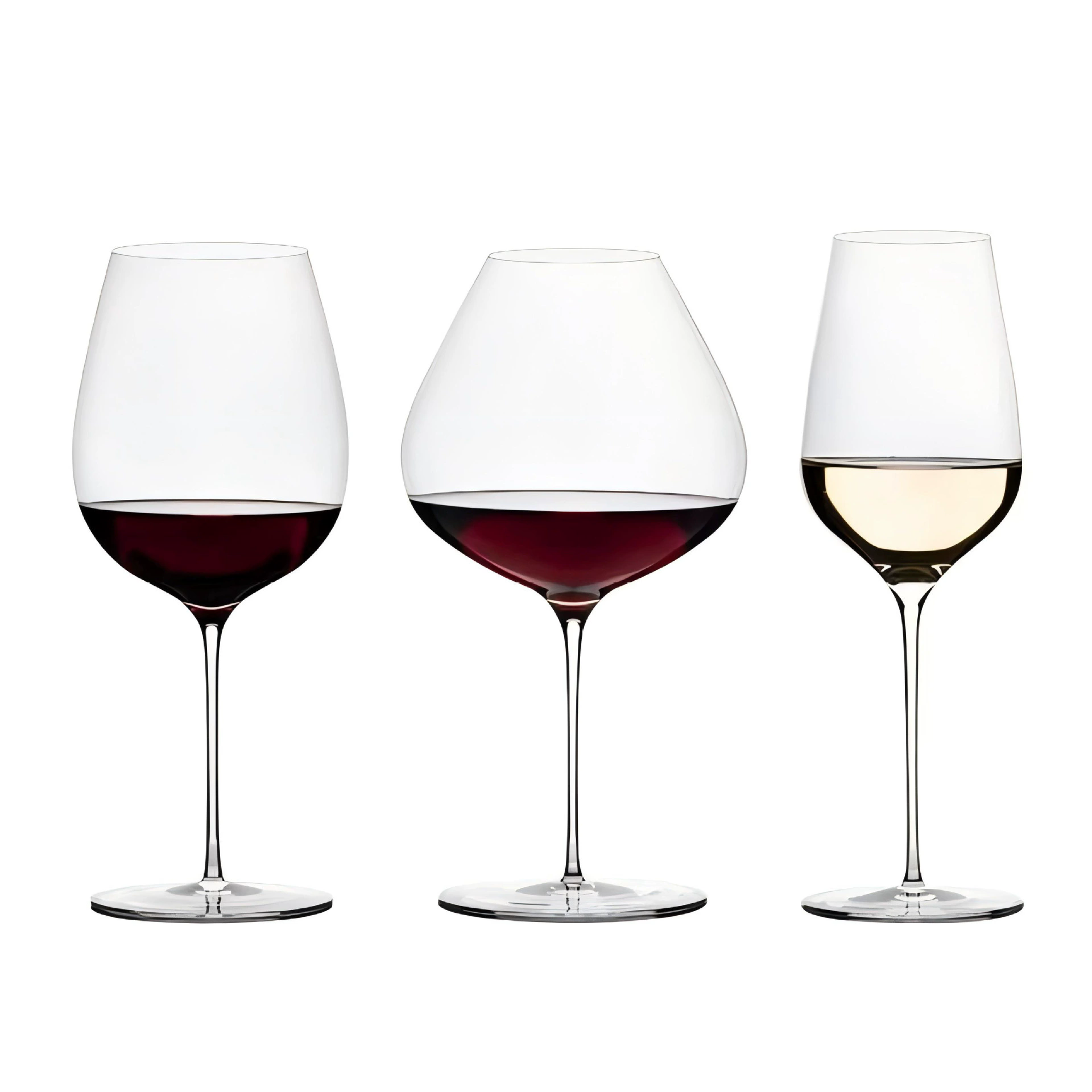 Crystal Wine Glass - 1 adet bordo bordo tarzı lüks