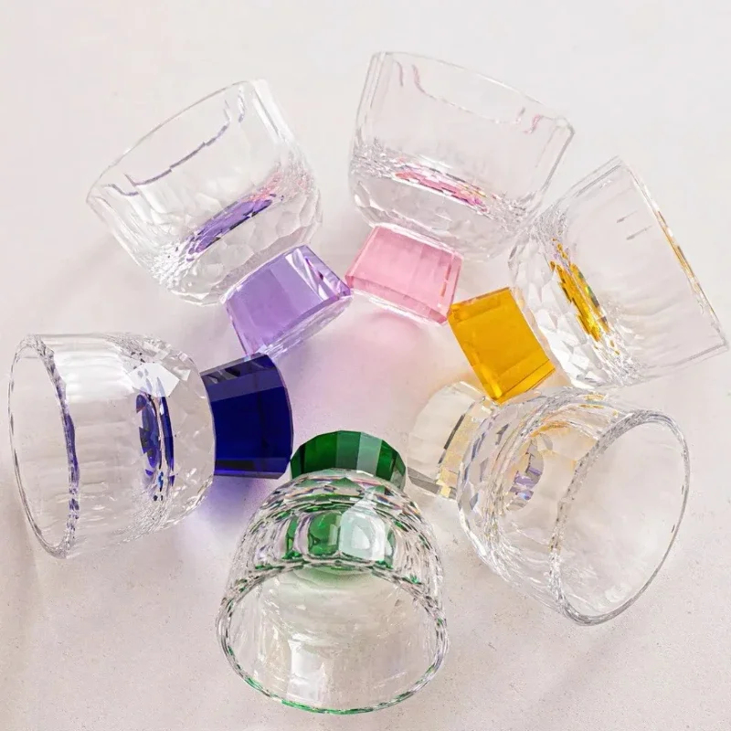 Crystal Wine Glass - 1 adet 50ml elmas kesme kristal