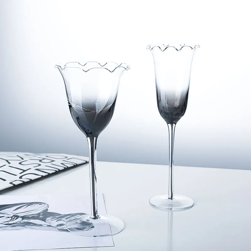Crystal Wine Glass - Yaratıcı hafif lüks sert iç ipek