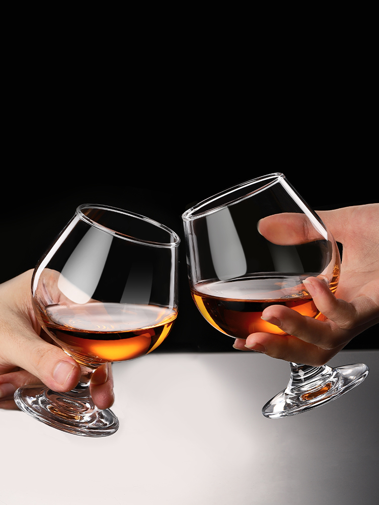 Crystal Wine Glass - Zarif Kristal Viski Bardağı Kısa Saplı