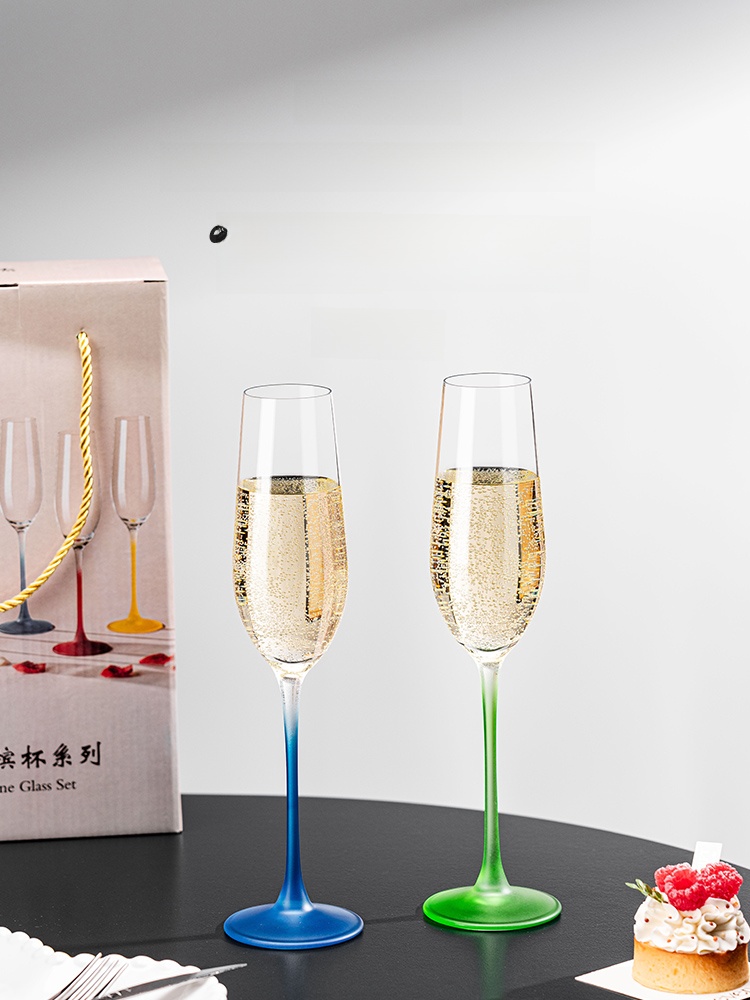 Crystal Wine Glass - 2026 Yeni Şampanya Kadehleri Seti Ev