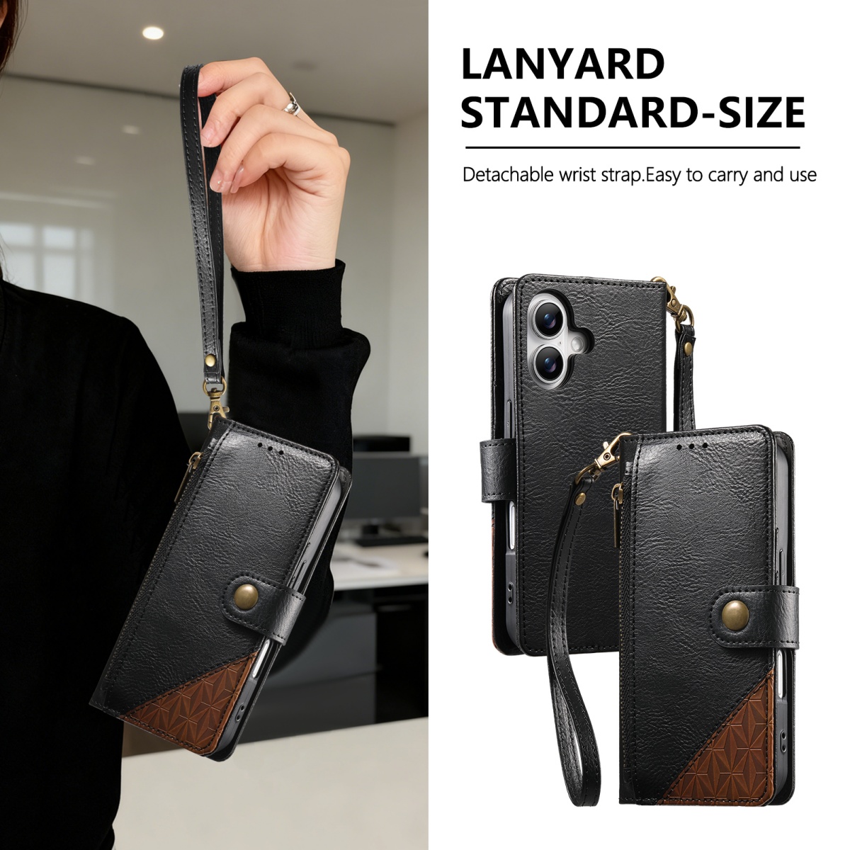 PU Deri Fermuarlı Bileklik Ask - Leather Card Wallet incelemesi ve fiyatı