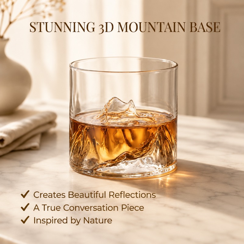 Guanshan Viski Bardağı Buzul D - Crystal Wine Glass incelemesi ve fiyatı
