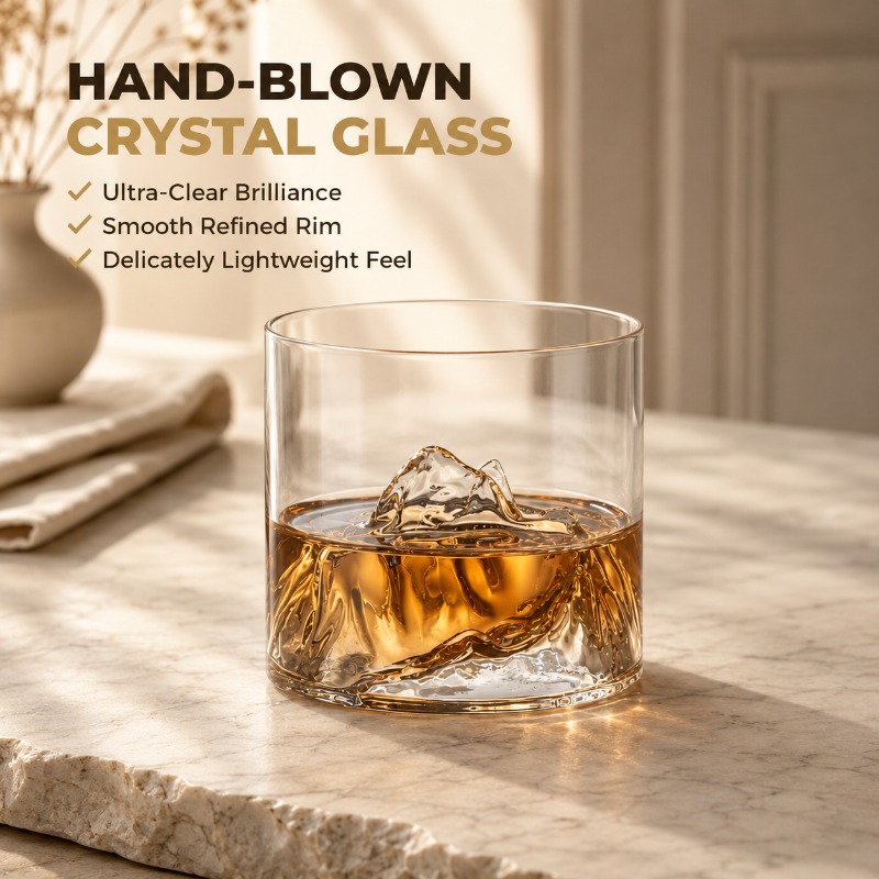 Guanshan Viski Bardağı Buzul D - Crystal Wine Glass incelemesi ve fiyatı